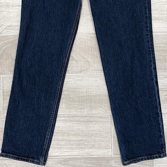 Levi’s Premium 70’s High Rise Slim Straight Jeans in Sonoma Stonewash Dark Wash - Picture 6 of 14